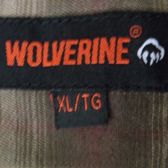 Wolverine Plaid Button Down Shirt 100% Cotton - Picture 3 of 4